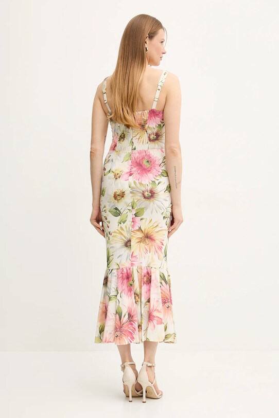 Ruházat Guess ruha FLEUR W5GK20.WH4S2 bézs