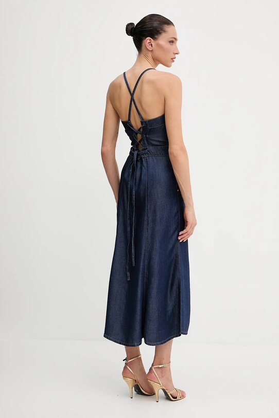 Guess rochie din denim EDNA W5GK43.D5N61 bleumarin SS25