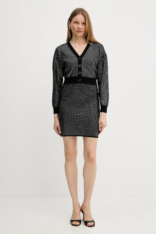 Obleka Guess KHLOE W5GK45.Z3MN2 črna SS25