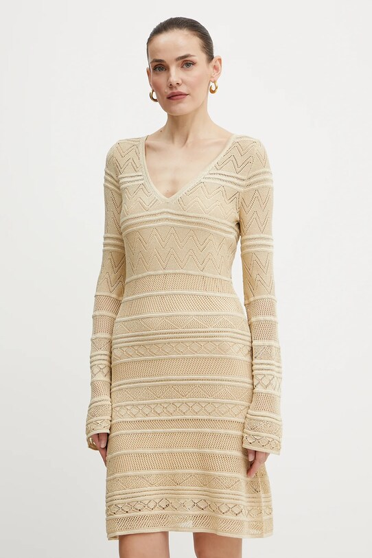 Guess rochie NELLIE mini bej W5GK48.Z3E22