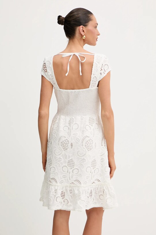 Îmbrăcăminte Guess rochie din bumbac DOMITILLA W5GK50.WH521 alb