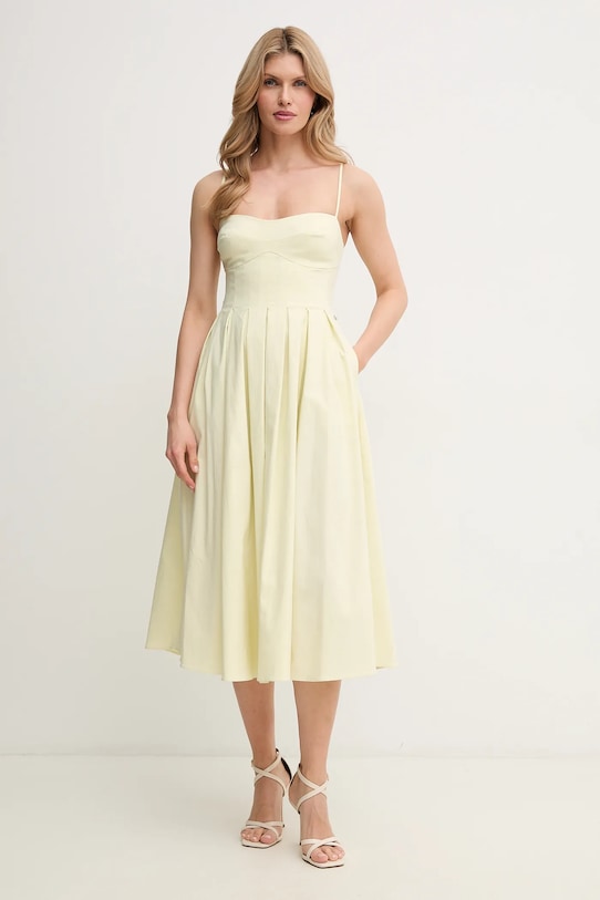 Odzież Guess sukienka BRIA W5GK61.WGMR2 żółty