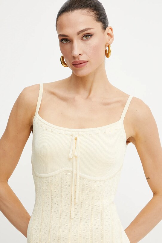 Guess sukienka REINA beżowy W5GK67.Z3NX0