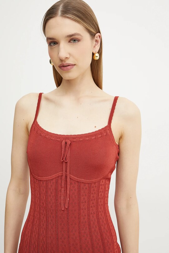 Guess sukienka REINA pomarańczowy W5GK67.Z3NX0
