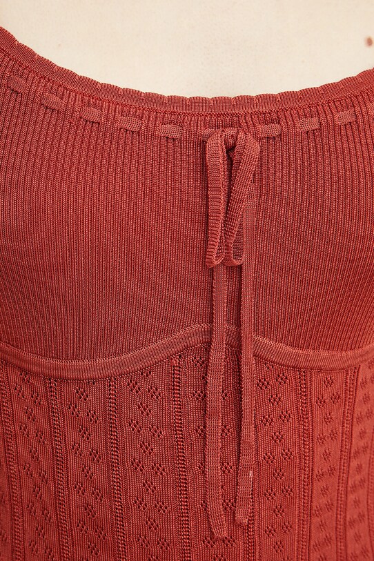 Guess sukienka REINA W5GK67.Z3NX0 pomarańczowy