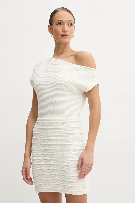 Guess rochie din bumbac NATALIA bej W5GK68.Z2YL1