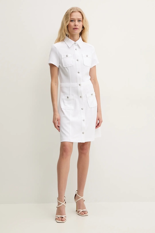 Guess rochie ELORA W5GK70.KCBO2 alb SS25