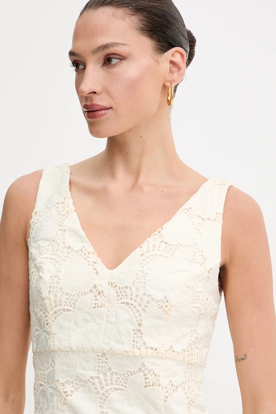 Obleka Guess VEGA bež W5GK72.WH6I0