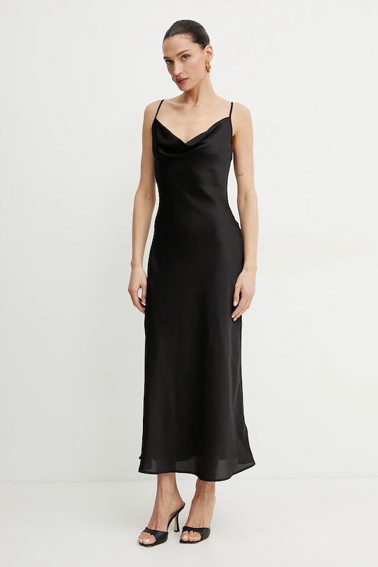 Šaty Guess NEW AKILINA maxi černá W5GK85.WH9C2