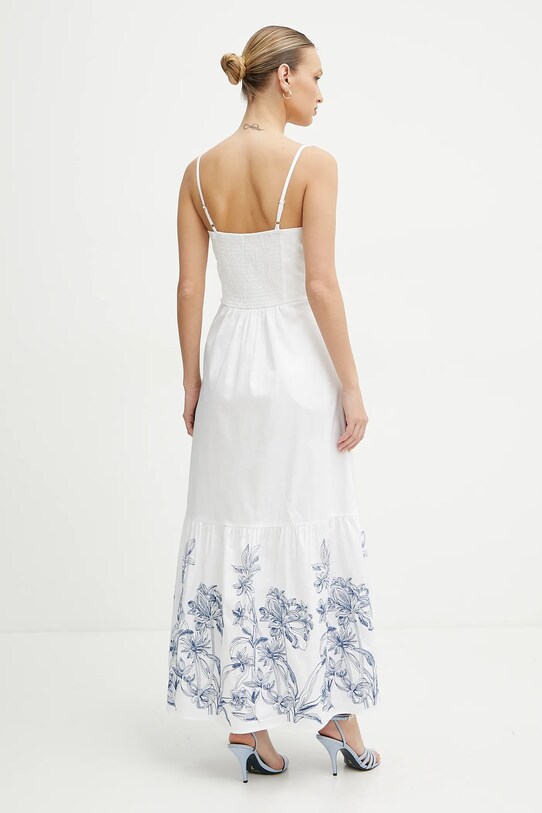 Îmbrăcăminte Guess rochie W5GT26.WH580 alb