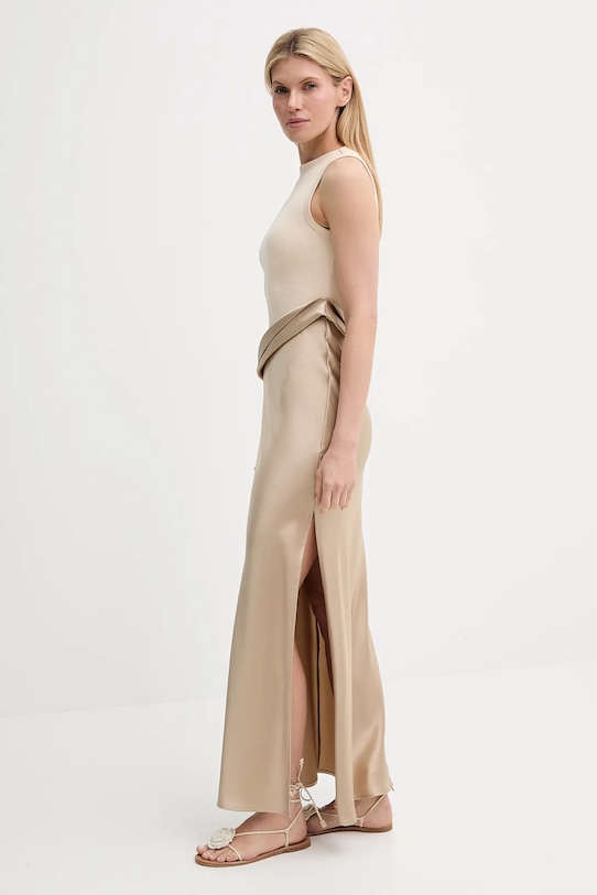 Nanushka rochie COBEE NW25SSDR21175 bej SS25