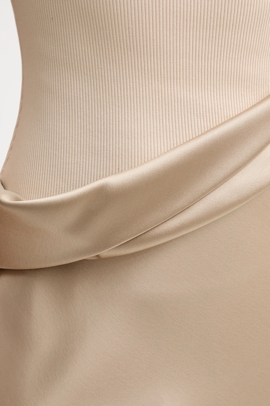 Nanushka rochie COBEE NW25SSDR21175 bej