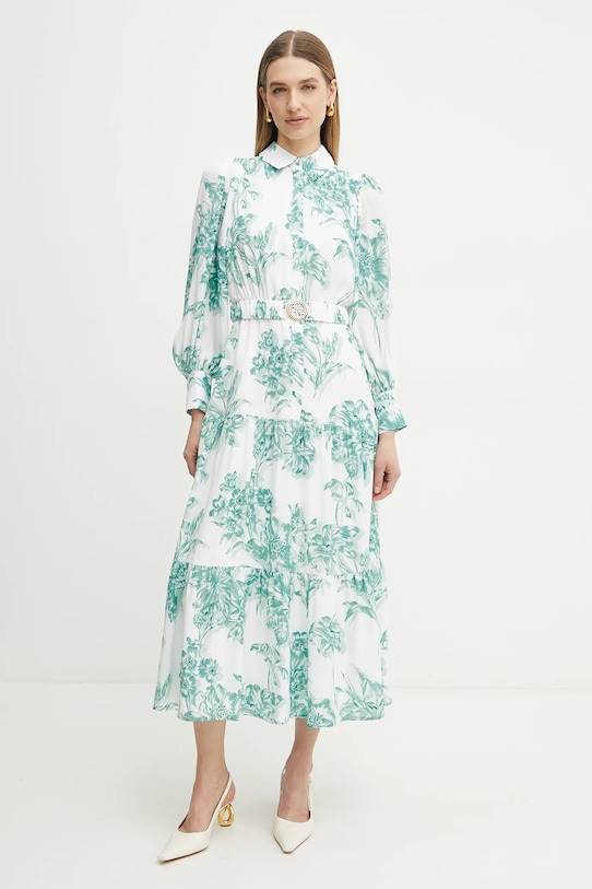 Guess rochie MARIE fixat alb W5PK1C.WHHC0