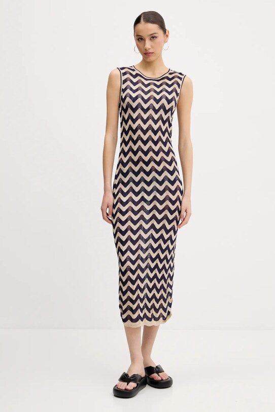 Šaty Superdry midi námořnická modř W8011848A.F4Y