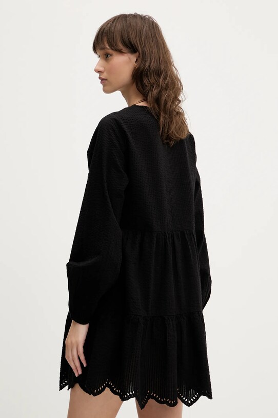 Îmbrăcăminte Superdry rochie din bumbac W8011914A.02A negru