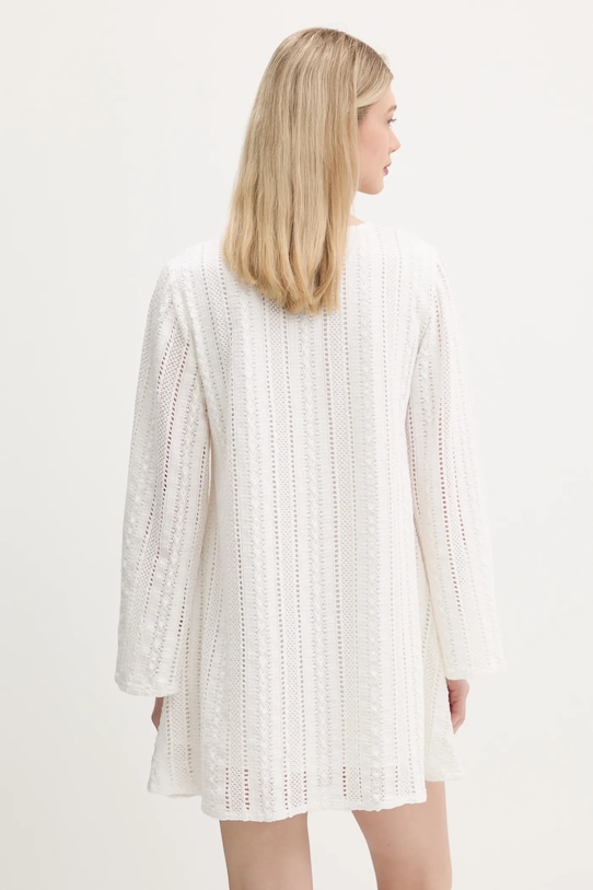 Odzież Superdry sukienka bawełniana W8011933A.71D beżowy