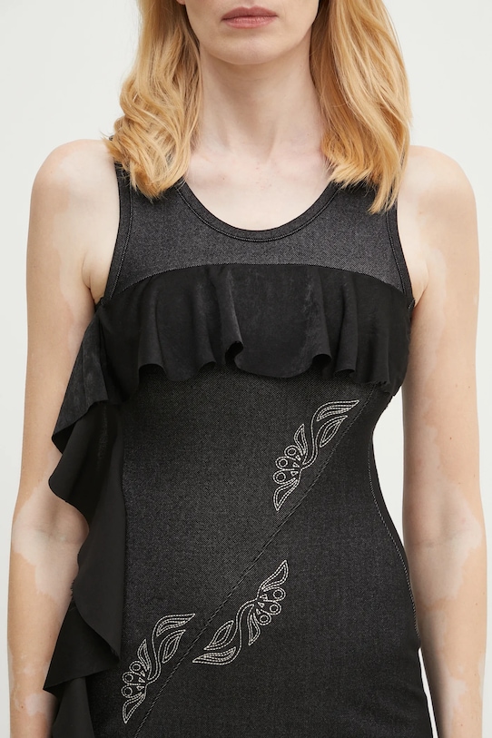 Рокля Andersson Bell Flow Ruffle черен atb1266w