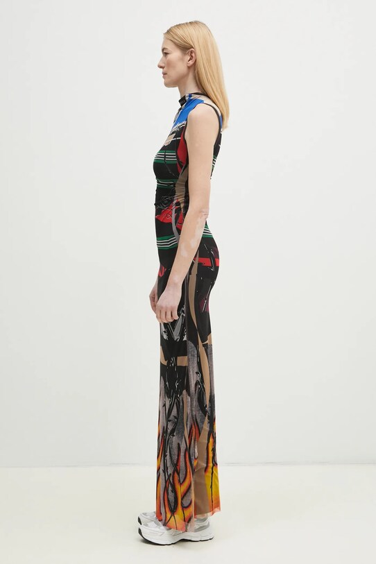 Ottolinger vestito Mesh Maxi 101.500301.01 nero SS25