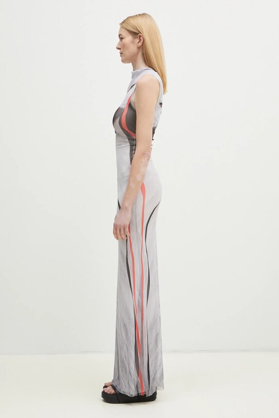 Φόρεμα Ottolinger Mesh Maxi 101.500301.02 γκρί SS25