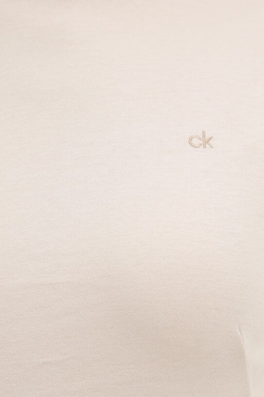 Calvin Klein rochie din bumbac K20K208299 bej