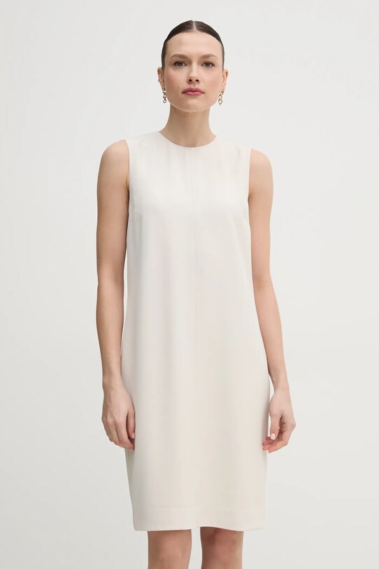 Calvin Klein sukienka K20K208390 beżowy SS25