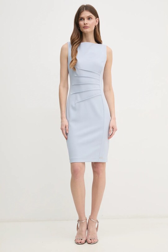 Šaty Calvin Klein K20K208433 modrá SS25