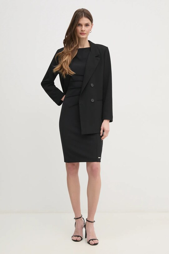 Calvin Klein rochie K20K208433 negru SS25