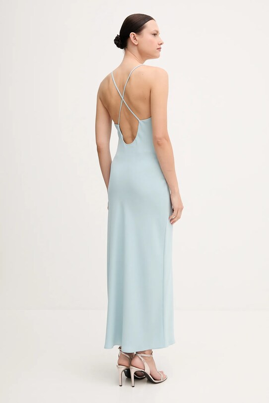 Calvin Klein sukienka LV044B053G turkusowy SS25