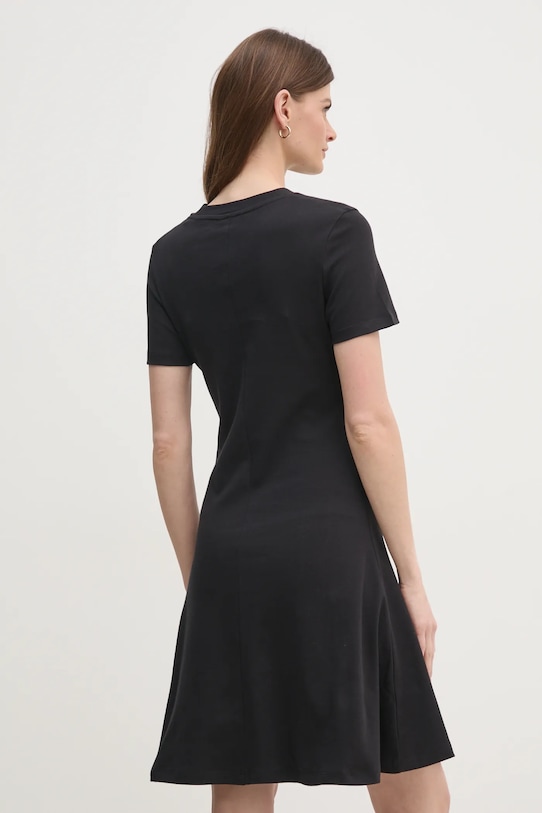 Îmbrăcăminte Tommy Hilfiger rochie din bumbac WW0WW45521 negru