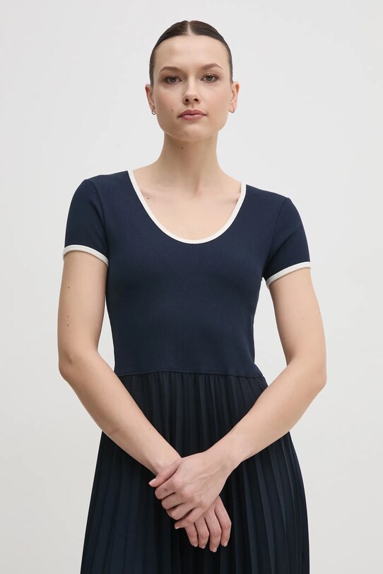Šaty Tommy Hilfiger tmavomodrá WW0WW44618