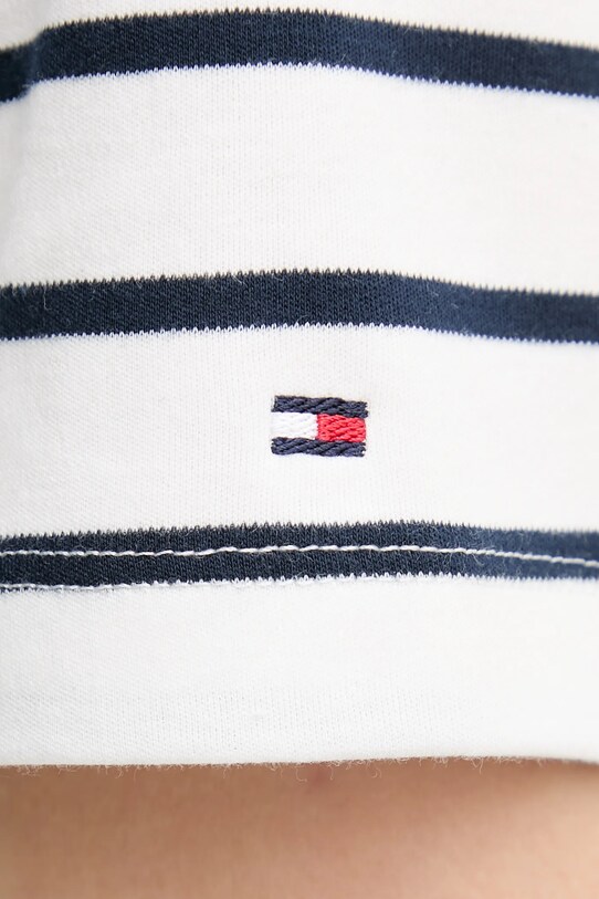 Tommy Hilfiger sukienka bawełniana WW0WW44547 biały