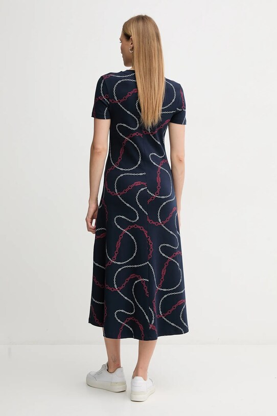 Îmbrăcăminte Tommy Hilfiger rochie din bumbac WW0WW44547 bleumarin