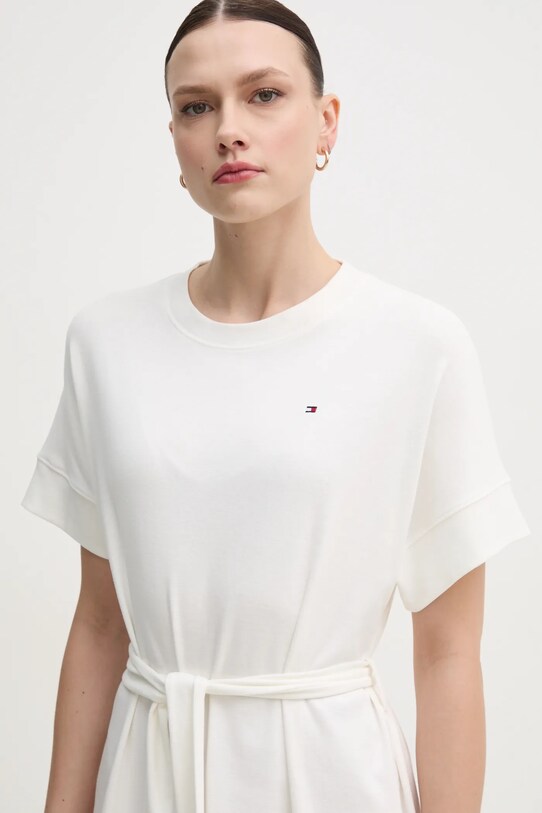 Хлопковое платье Tommy Hilfiger WW0WW45520 белый