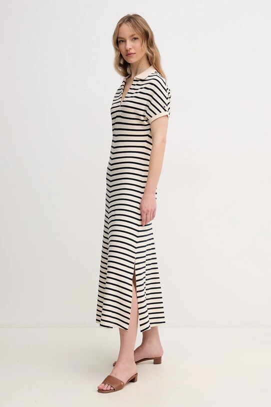 Платье Tommy Hilfiger узор бежевый WW0WW44514