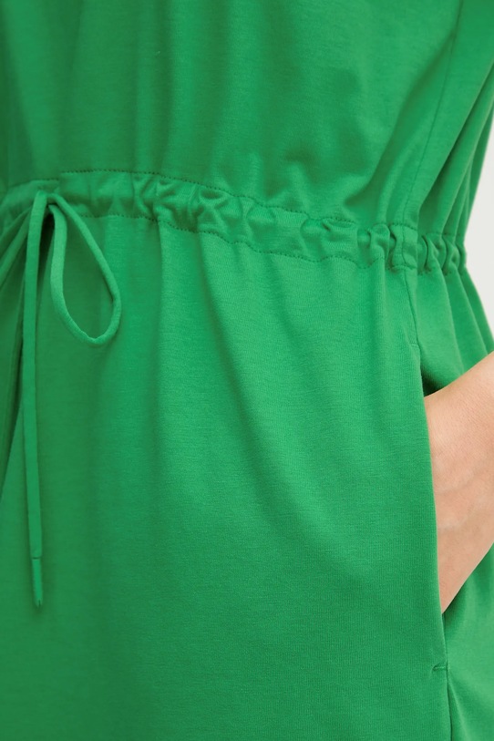 Tommy Hilfiger rochie din bumbac WW0WW45529 verde