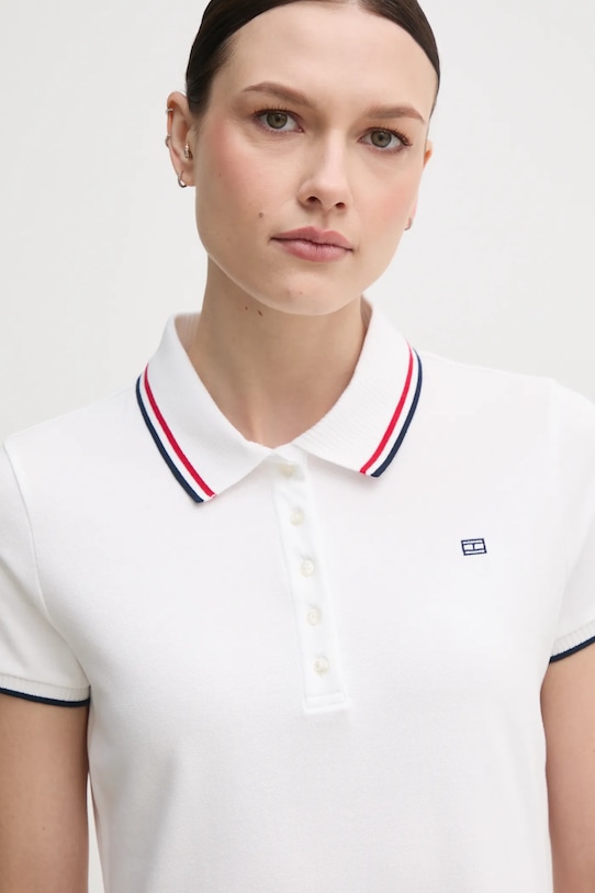 Рокля Tommy Hilfiger бял WW0WW45532