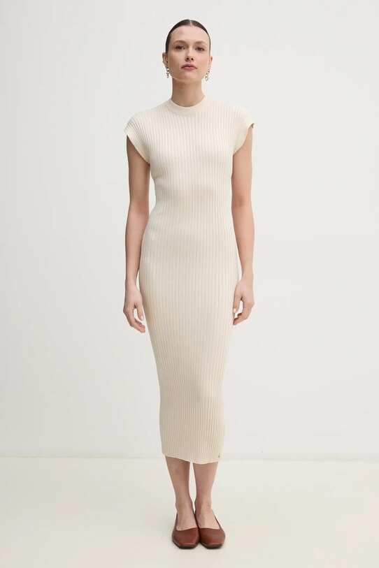 Платье Tommy Hilfiger бежевый WW0WW44493