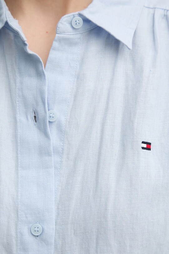 Lněné šaty Tommy Hilfiger WW0WW44653