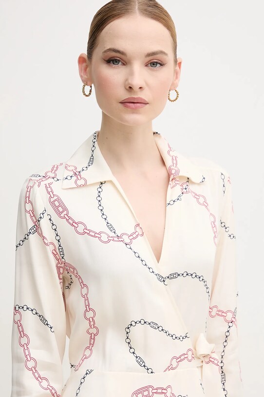 Рокля Tommy Hilfiger бежов WW0WW44664