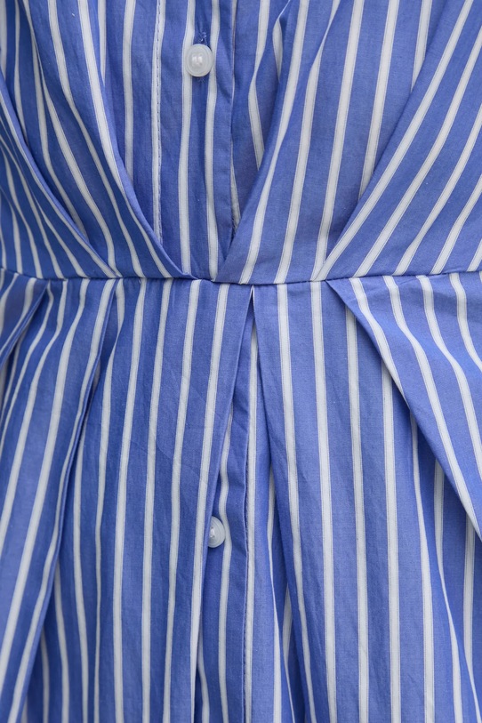 Βαμβακερό φόρεμα Tommy Hilfiger WW0WW44670 μπλε