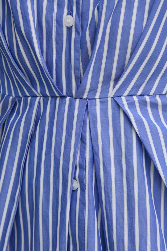 Tommy Hilfiger rochie din bumbac WW0WW44670 violet