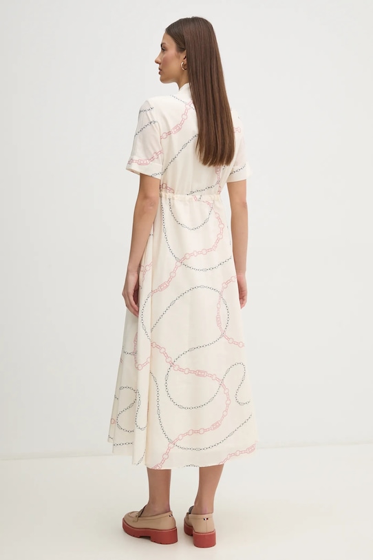 Îmbrăcăminte Tommy Hilfiger rochie WW0WW46009 bej