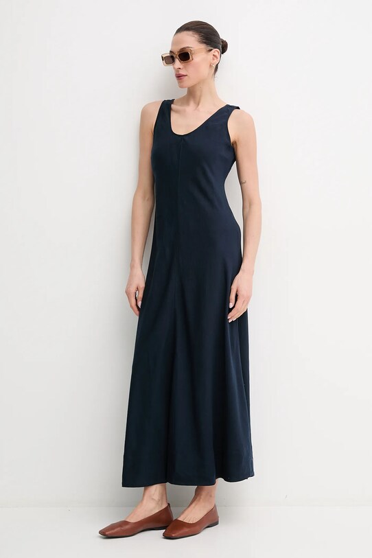 Ruházat Tommy Hilfiger vászon ruha WW0WW46171 sötétkék