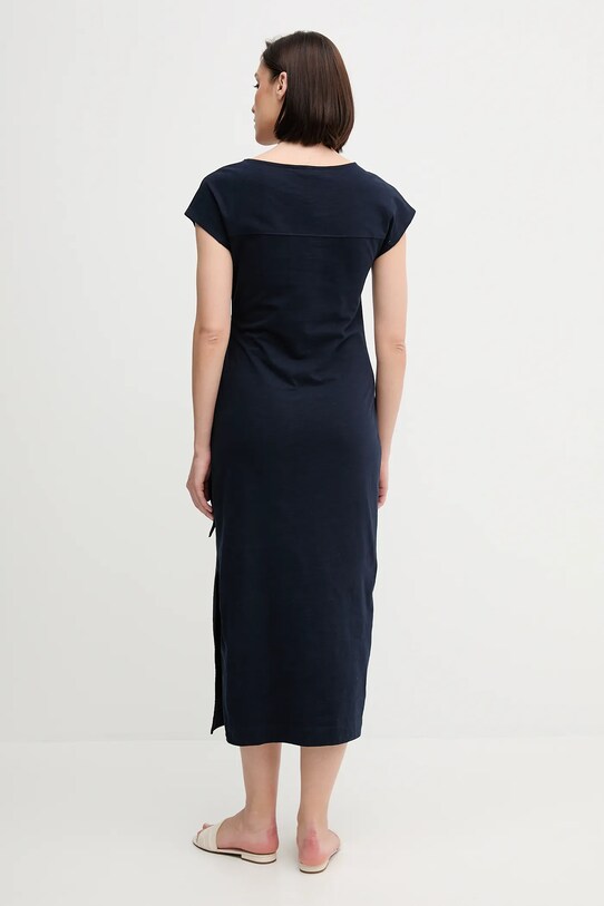Odzież Tommy Hilfiger sukienka bawełniana WW0WW45159 granatowy