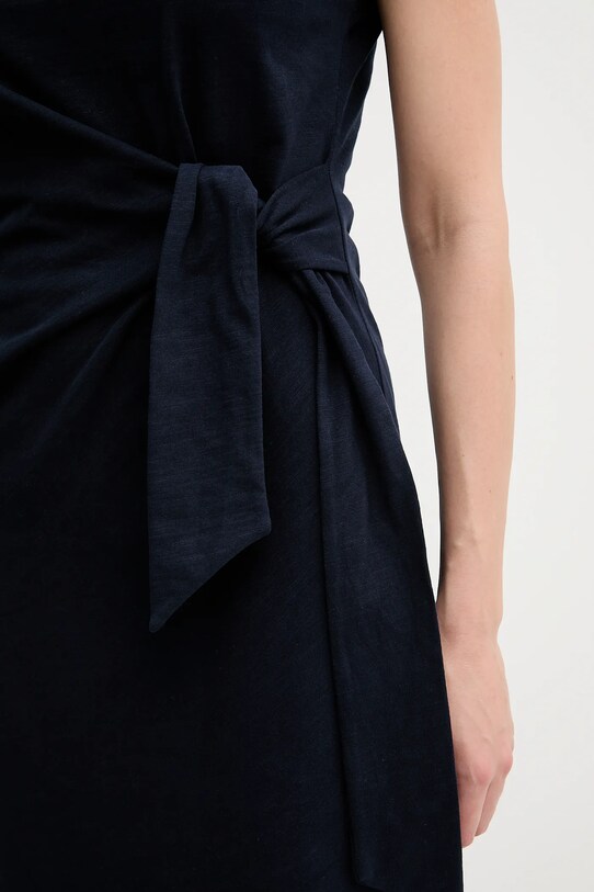 Tommy Hilfiger sukienka bawełniana WW0WW45159 granatowy