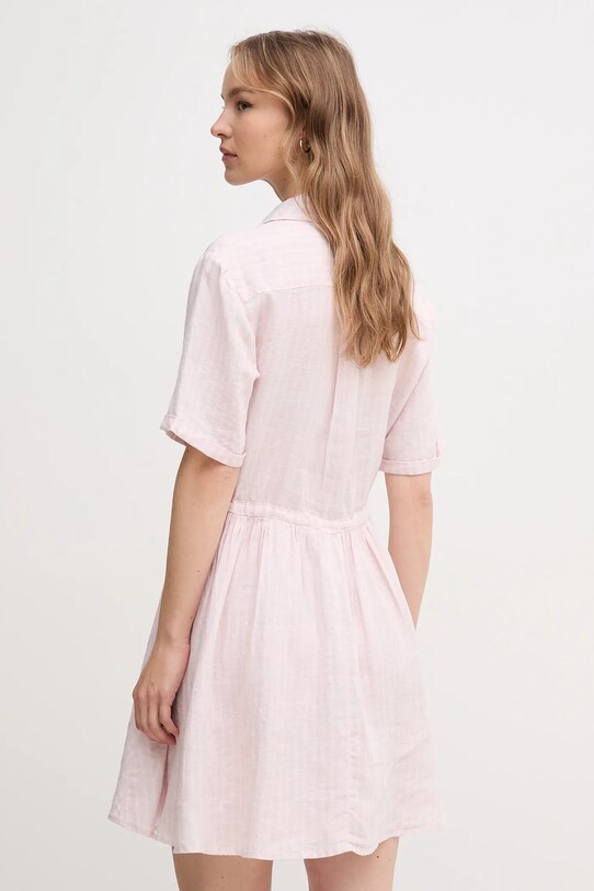Одяг Льняна сукня Tommy Hilfiger WW0WW44672 рожевий