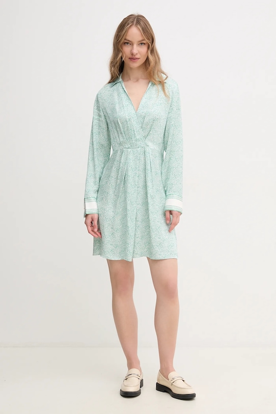Tommy Hilfiger rochie WW0WW45586 verde SS25