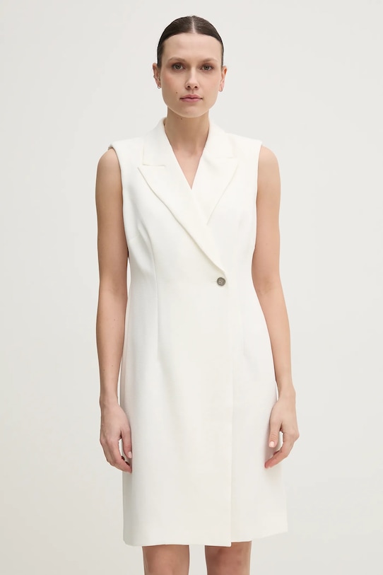 Dkny rochie mini bej DD5U1H66