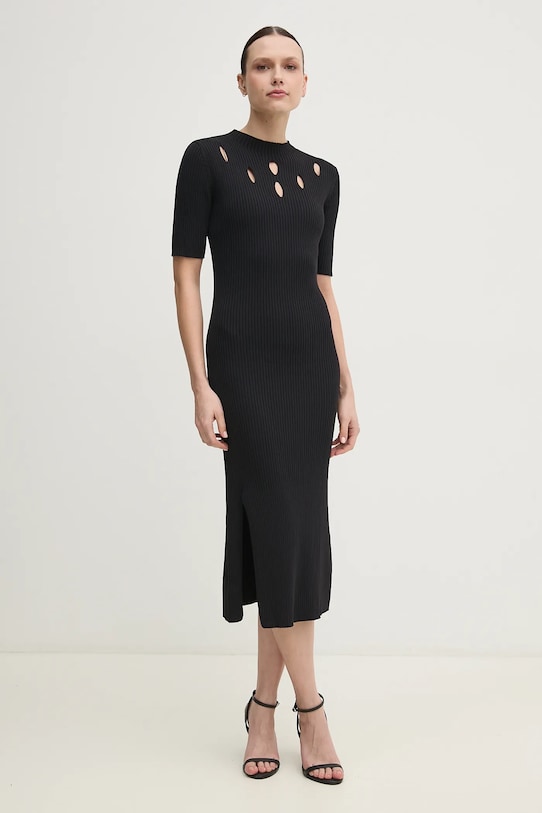 Dkny rochie midi negru P5AUAU74