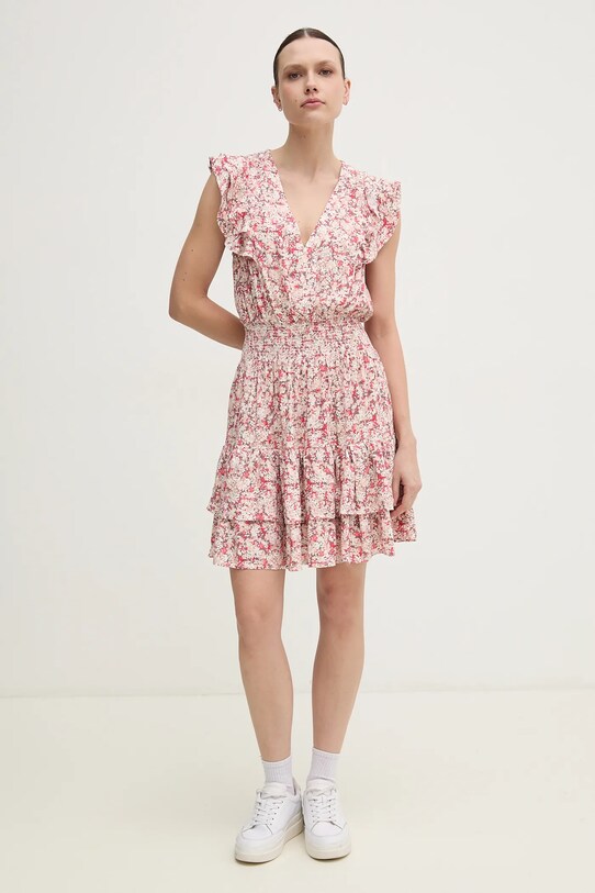 Obleka Dkny DJ4D9012 roza SS25